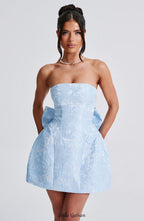 Elenora Mini Dress - Blue