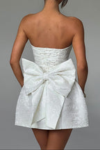 Elenora Mini Dress - Ivory