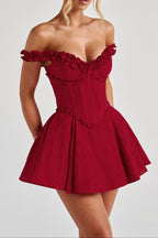 Elva Playsuit - Red