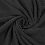 Flowering Girl Women cara black off-shoulder ruched bodycon maxi dress with rope embellished