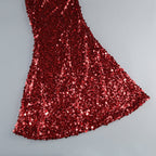 Flowering Girl Women basia sleeveless sequin maxi dress in red