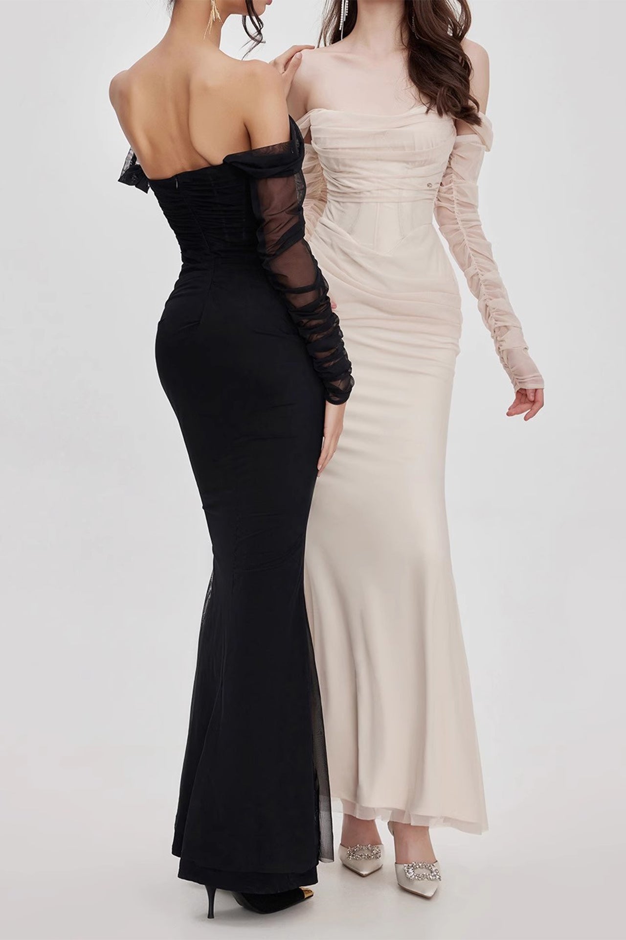 Flowering Girl Women Mesh Maxi Dress