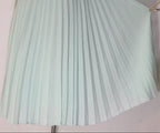 Mint Green Pleated Midi Dress with Belt