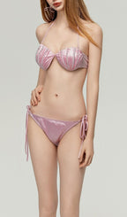 Flowering Girl Women Darrah Pink Pearl Three-Piece Swimsuit