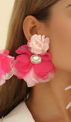 Flowering Girl Women Cyrene Flower Earrings