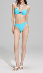 Flowering Girl Women Deidra Blue Starfish Three-Piece Swimsuit