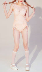 Dava Drawstring One-Piece Swimsuit