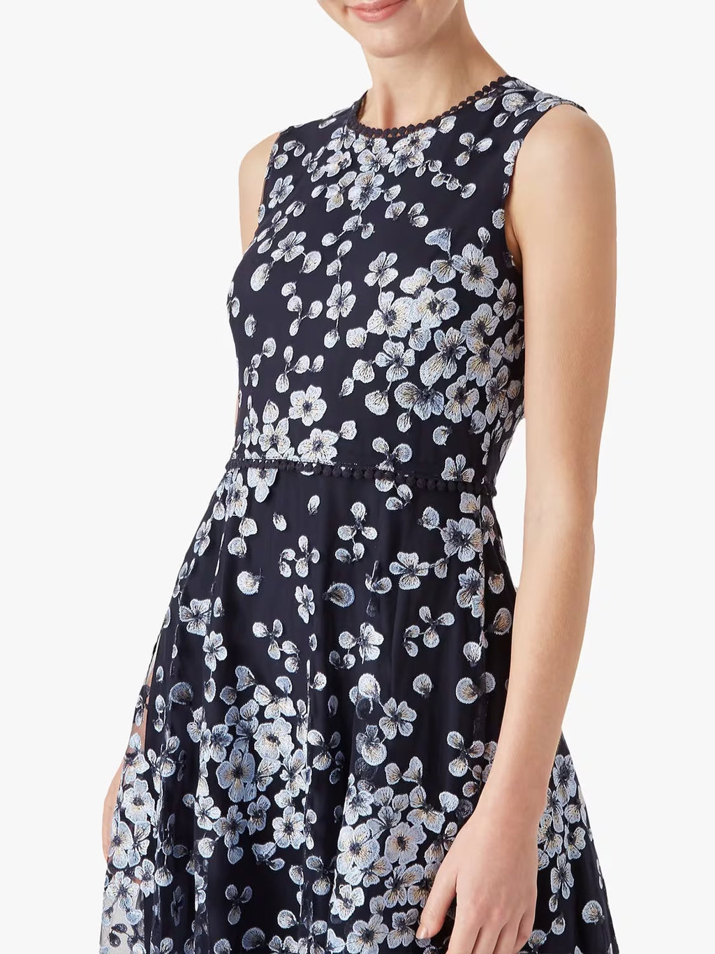 Flowering Girl Women Lilith Floral midi Dress in Navy