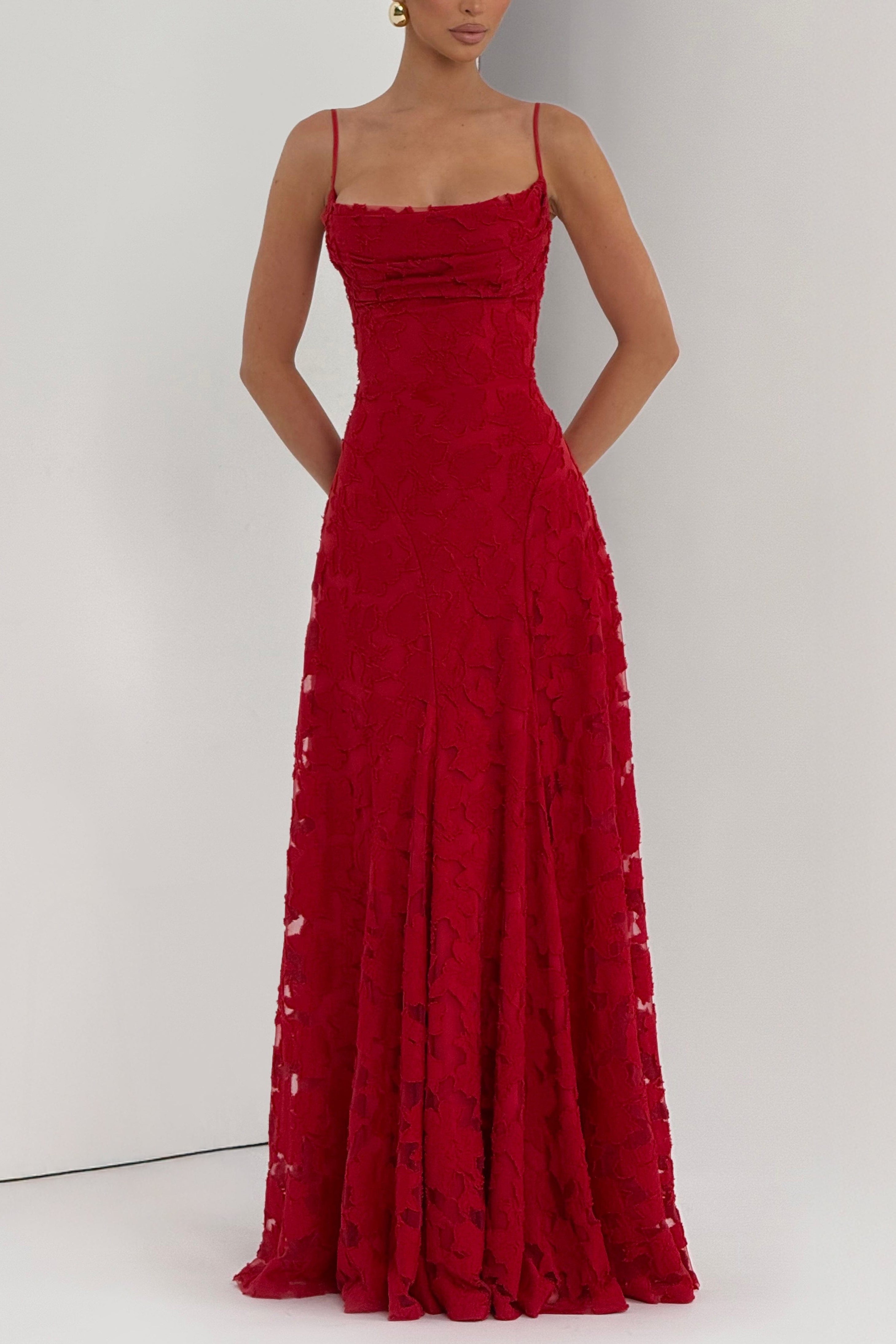 Francis Maxi Dress - Red
