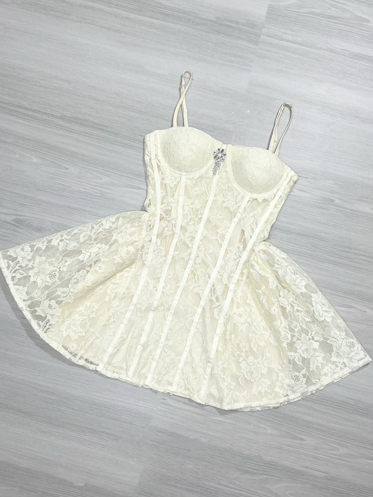 Flowering Girl Women Camilla Corset Lace Mini Dress