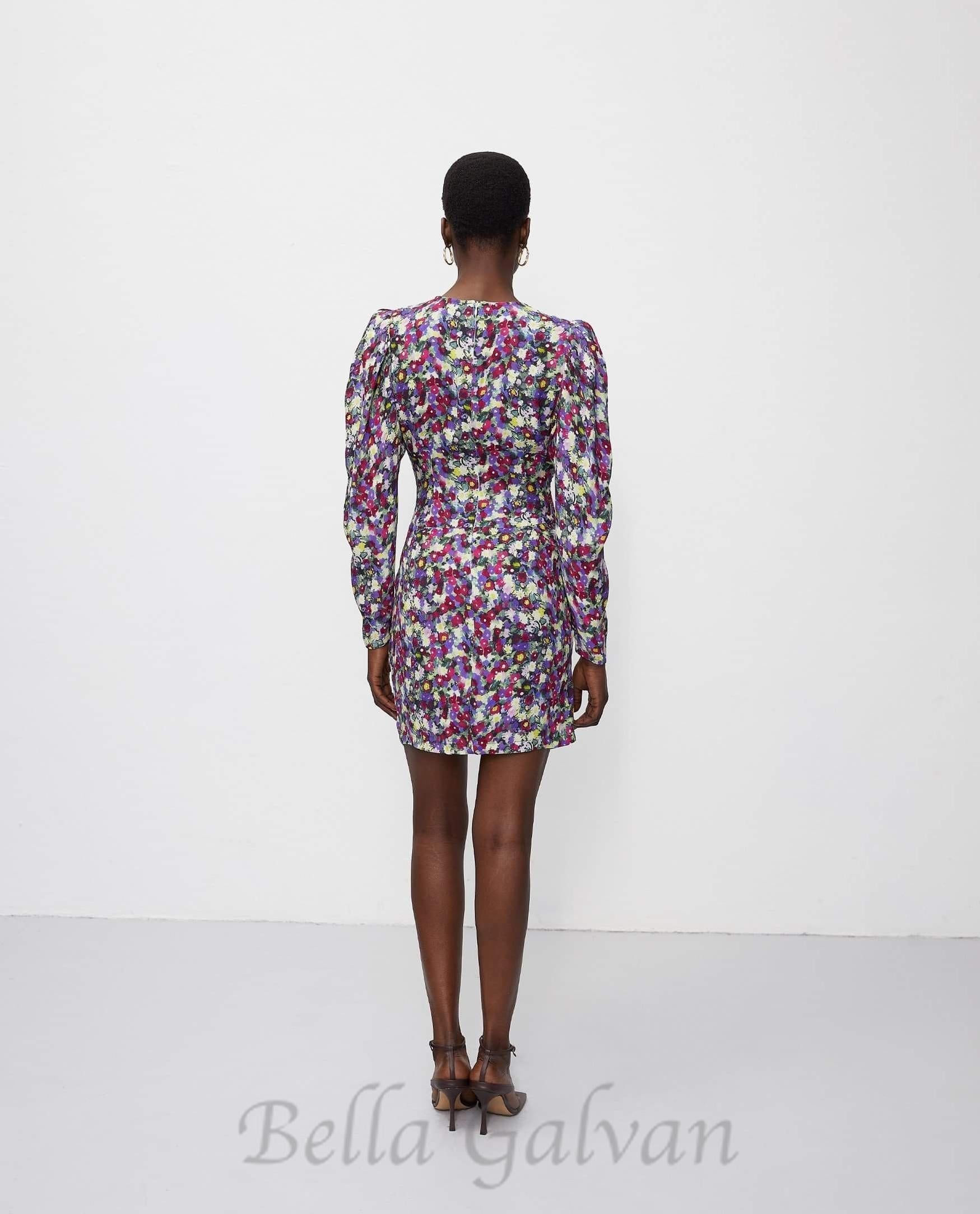 Flowering Girl Women phoenix floral patterned mini dress