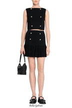 marcia black Double Breasted Vest