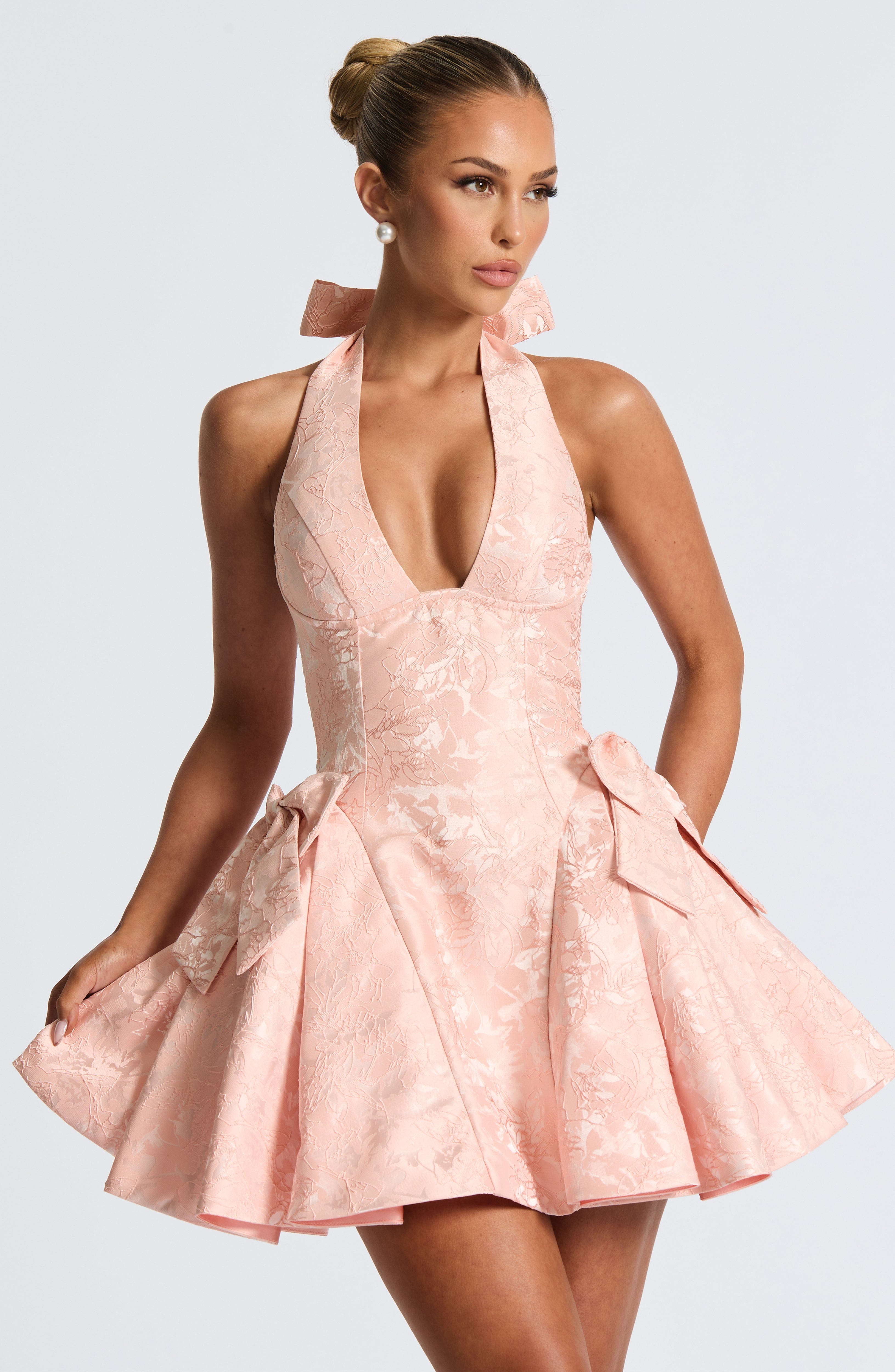 Flowering Girl Women Jocelyn Mini Dress - Soft Peach