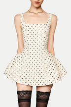 Flowering Girl Women Kuyio Polka Dot Mini Dress