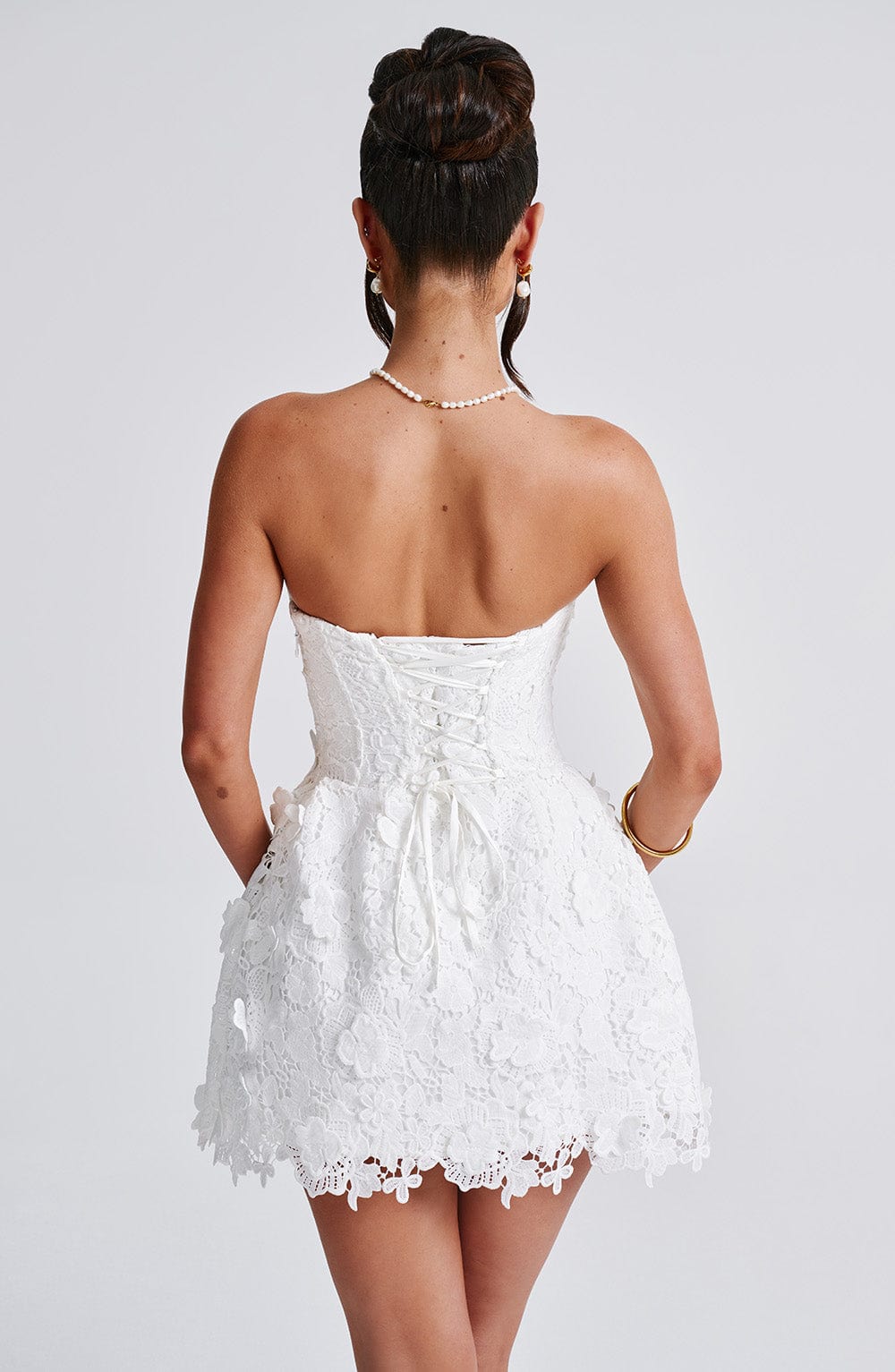 Flowering Girl Women Leona Mini Dress - Ivory