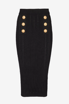 Flowering Girl Women Lynn One Shoulder Knit Set - Black
