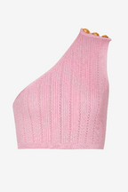 Flowering Girl Women Lynn One Shoulder Knit Set - Pink