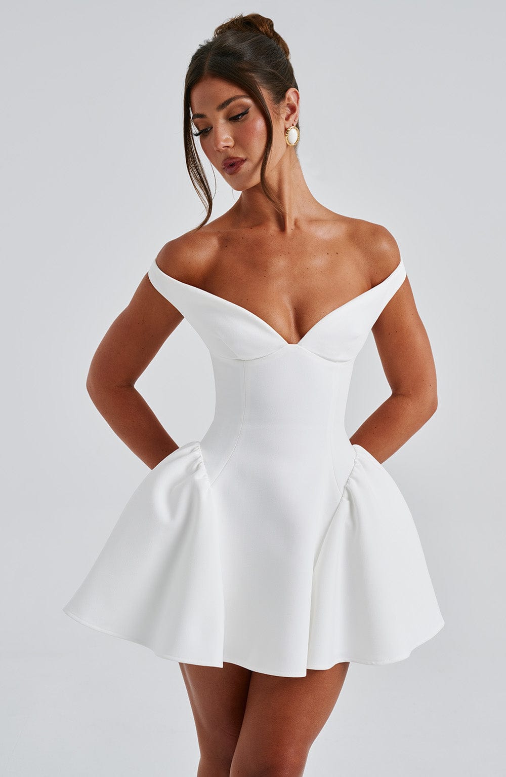 Flowering Girl Women Marla Mini Dress - Ivory