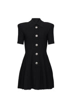 Kristin Black Knitted Mini Dress