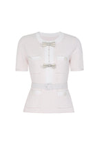 Flowering Girl Women Vicky Cream Sequin Knit Top