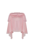 Pink Off Shoulder Mini Dress & Shorts Set