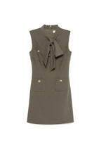 Flowering Girl Women Rachel Green Bow Twill Mini Dress