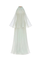 Flowering Girl Women Belinda Mint Pleated Tulle Sleeveless Maxi Dress