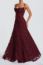Francis Maxi Dress - Cherry Lacquer
