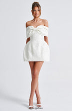 Raquel Mini Dress - Ivory