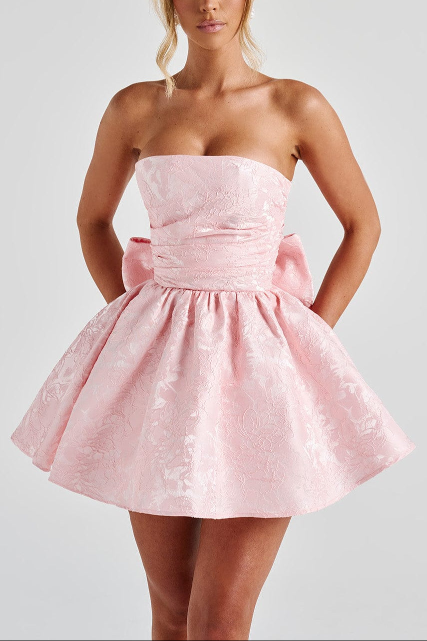 Salome Mini Dress - Blush