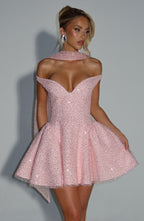 claire Mini Dress - Blush
