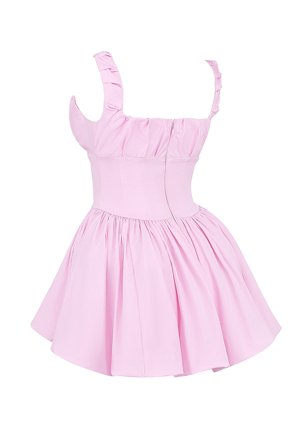 Flowering Girl Women Cotton Candy Cotton Tulle Mini Dress in pink
