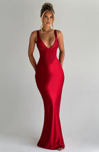 Shae Maxi Dress - Red
