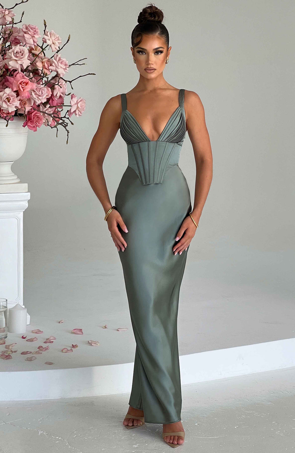 Flowering Girl Women Shae Maxi Dress - Sage