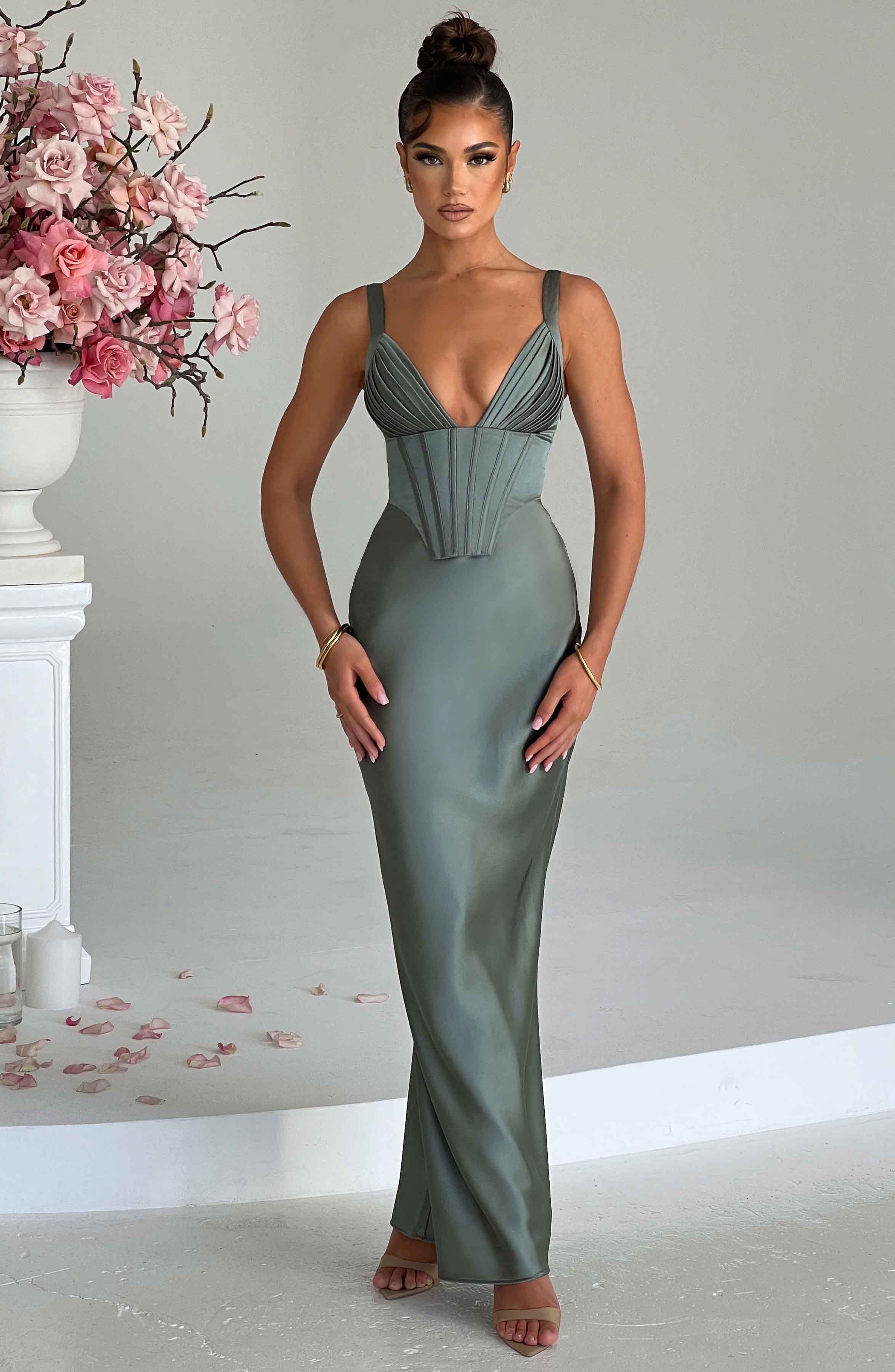 Flowering Girl Women Shae Maxi Dress - Sage