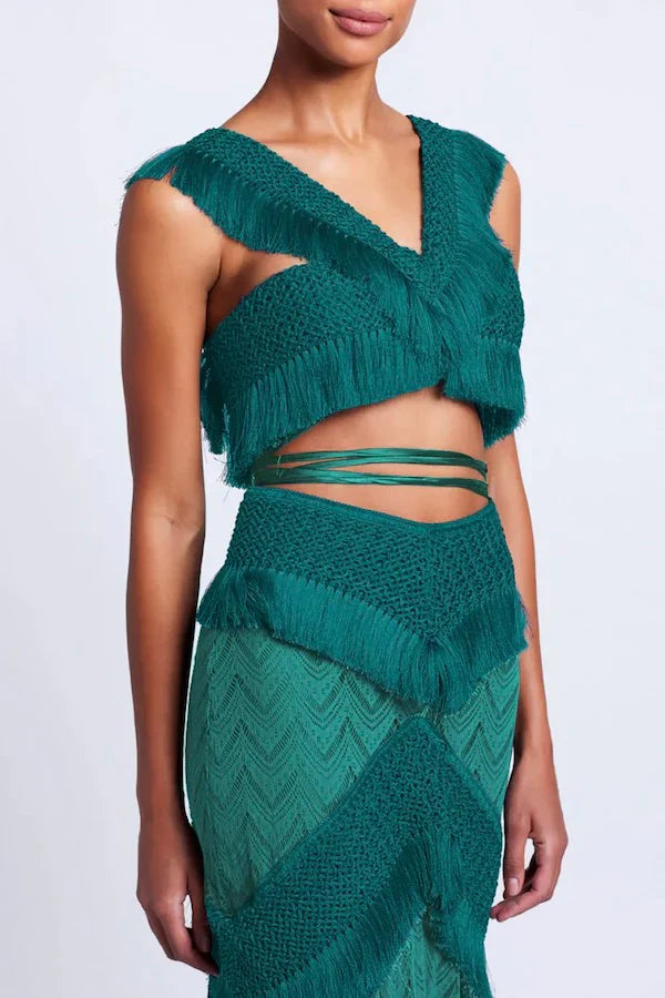 Tara |  Fringe Beach Dress Set