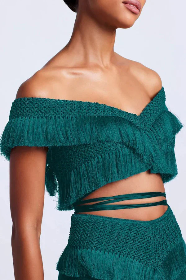 Tara |  Fringe Beach Dress Set