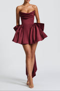 Trinity Mini Dress - Cherry Lacquer
