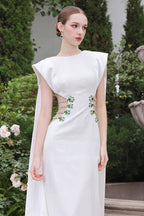 Flowering Girl Women Stunner Sheath Symmetric Flap Sequin maxi Dress