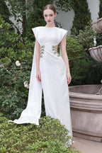 Flowering Girl Women Stunner Sheath Symmetric Flap Sequin maxi Dress