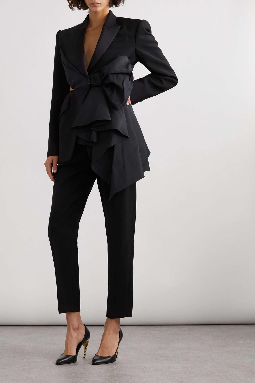 Flowering Girl Women Layla Cut-Out Bow-Embellished Blazer