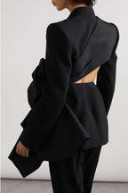 Flowering Girl Women Layla Cut-Out Bow-Embellished Blazer