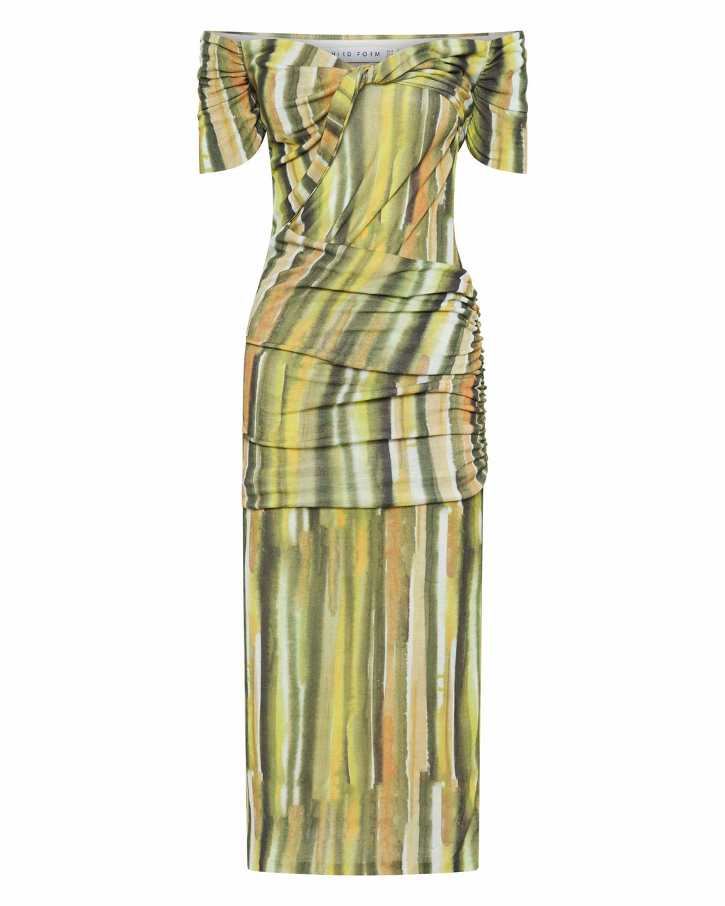 Flowering Girl Women Wind Through Off Shoulder Dress | Brush Stroke