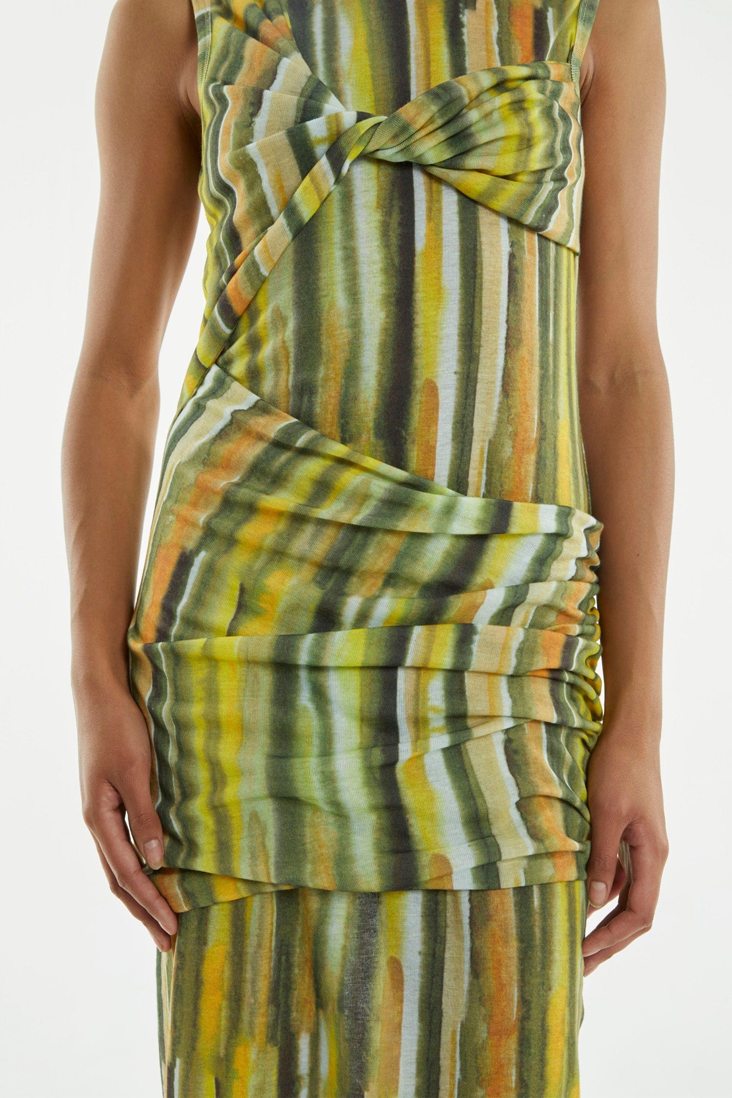 Flowering Girl Women Wind Through Tank Dress | Brush Stroke