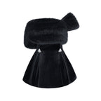 Wivika Velvet Fur Dress